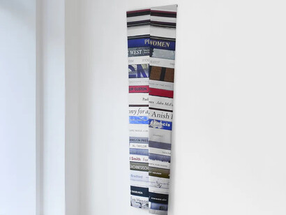 Olaf Metzel, Mondrian ambiente, exhibition view. Courtesy of Wentrup Gallery