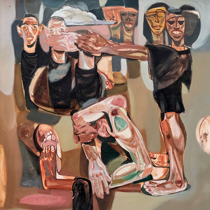 Tesfaye Urgessa; Chasing after the wind I, 2020