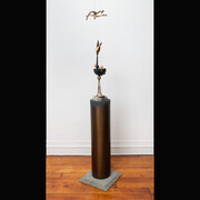Tyrone Mitchell, To Dance for a Sock, 2024.
Bronze, wood, steel, and wire,
Dimensions variable. Courtesy of the artist and Welancora Gallery