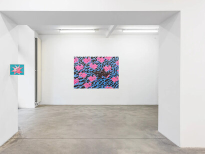 Adriana Czernin, American flowers, exhibition view. Courtesy of Galerie Martin Janda 