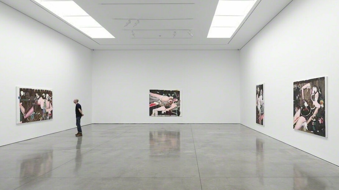 Magnus Plessen, The Skin of Volume, Exhibition view. Courtesy of White Cube