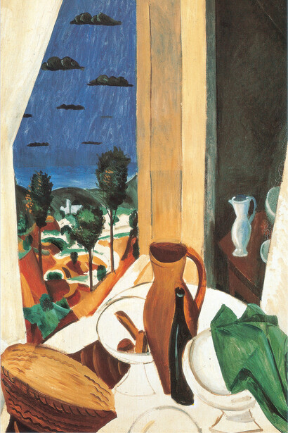 André Derain, Tisch am Fenster, 1912-1913. Öl auf Leinwand, 74 x 61 cm. Puschkin-Museum, Moskau
