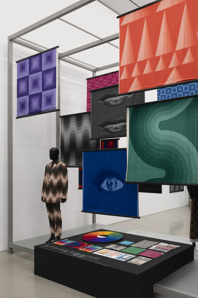 Verner Panton, Form, colour, space, exhibition view. Courtesy of Vitra Design Museum