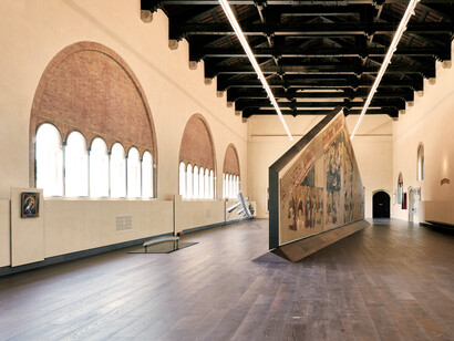 Fresco del Juicio Universal de Giovanni di Rímini, fotografía de Henrik Blomqvist