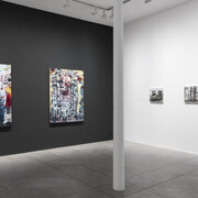 Philippe Cognée, Éclats, vue d'exposition. Avec l'aimable autorisation de Templon