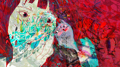 'Y yo miro desde adentro', ilustración de la artista Elisa Ferreira López