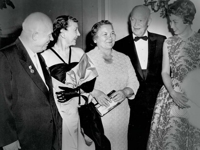 President Eisenhower and Nikita Khrushchev in 1959