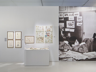 Isao Takahata, exhibition view. Courtesy of Mudac