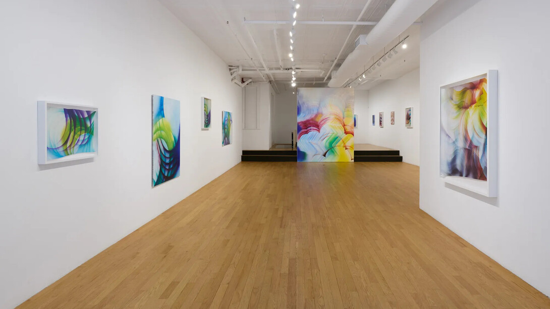 Mariah Robertson, Portraits, exhibition view. Courtesy of Chart