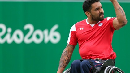 Tenista participante en los Juegos Paralímpicos de Río 2016
