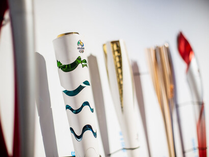 Olympic stories, exhibition view. Courtesy of New Building of the National Museum
