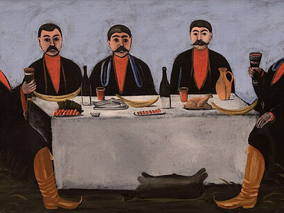 Niko Pirosmani, Five prices carousing