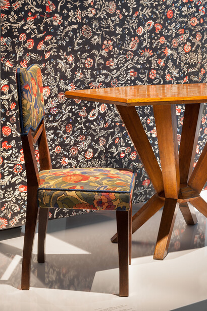 Czech cubism, exhibition view. Courtesy of the Museum of Decorative Arts