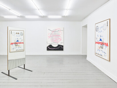 Various artists, The quality of painting (Die qualität der malerei), exhibition view. Courtesy of Ruttkowski;68
