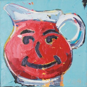 Kool-Aid Cherry
12” x 12” 
oil on canvas
