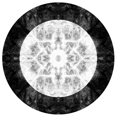 Dan Hillier Field - screen print 140cm x 140cm & 76cm x76cm. Courtesy of Saatchi Gallery