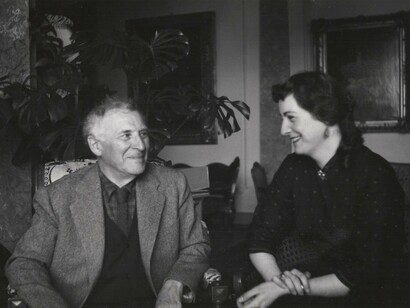 Angela Rosengart e Marc Chagall, per gentile concessione del museo Rosengart, Lucerna