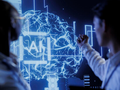Expert technicians collaborate to harness AI cognitive computing for extracting actionable insights from complex data