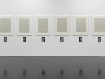 Anna Ridler, Trace remains, exhibition view. Courtesy of Galerie Nagel Draxler