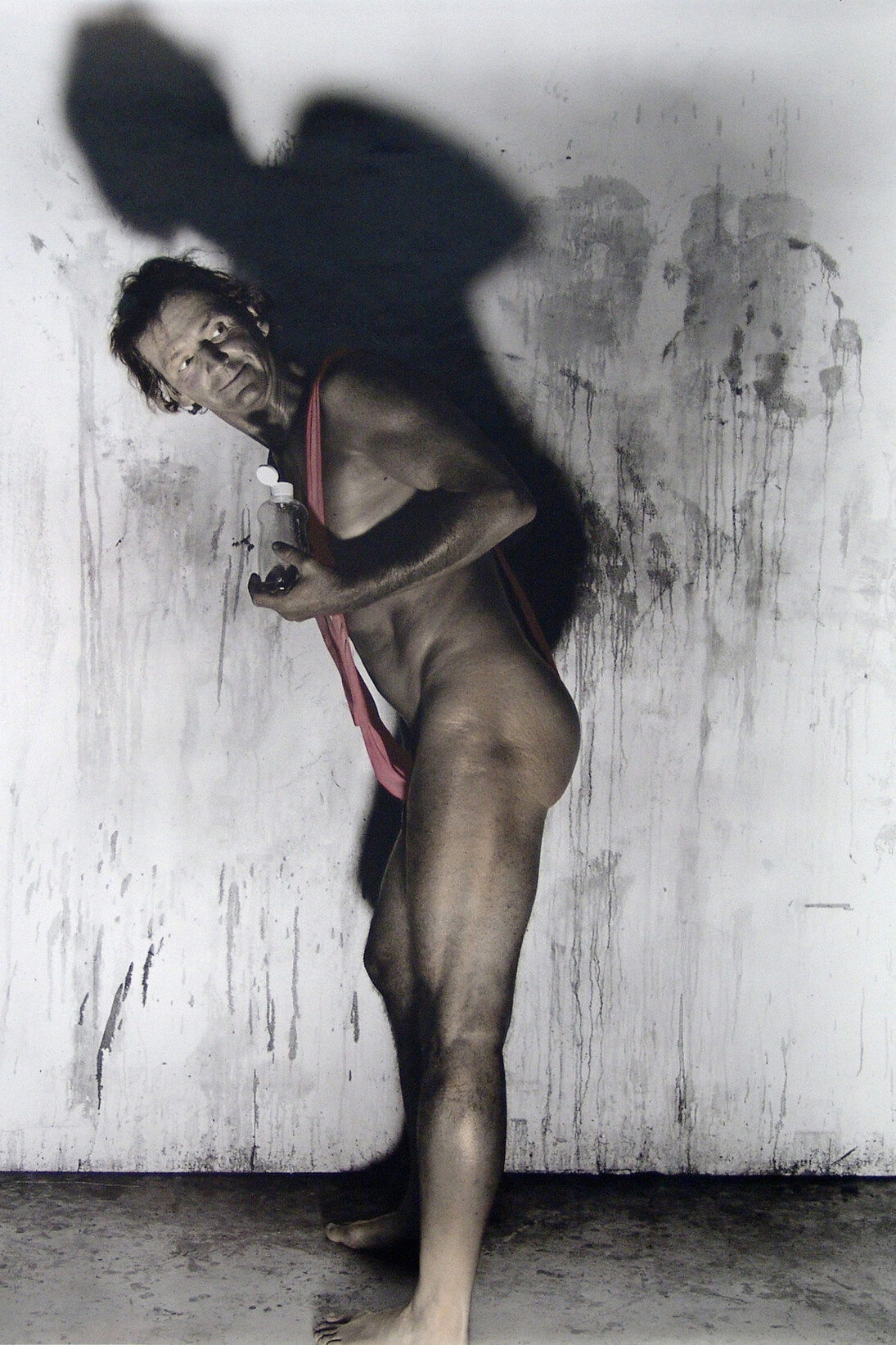 Elaine Stocki, "B" 2013. Hand-tinted silver gelatin print, edition of 5 (+1 AP), 37.5 x 29.25 inches. Courtesy the artist and Thomas Erben Gallery, New York.