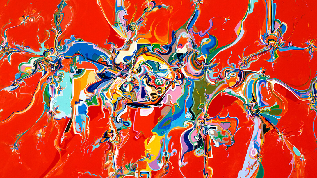 Alex Janvier, Lubicon, 1988, Collection of the Art Gallery of Alberta © Alex Janvier