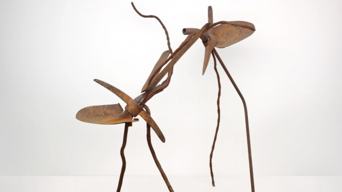 Joe Minter, 'Camel at the Water Hole', 1995. Welded found metal, 56 x 47 x 51 in. Fine Arts Museums of San Francisco, museum purchase, American Art Trust Fund, and gift of the Souls Grown Deep Foundation from the William S. Arnett Collection. Artwork: © 2017 Joe Minter / Artists Rights Society (ARS), New York
