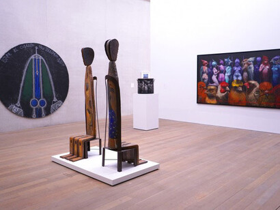 Installation view: On the Horizon: Contemporary Cuban Art from the Jorge M. Pérez Collection, Pérez Art Museum Miami, 2017. Photo by PAMM