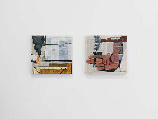 Rirkrit Tiravanija, (The intellects take leave), exhibition view. Courtesy of Gladstone Gallery