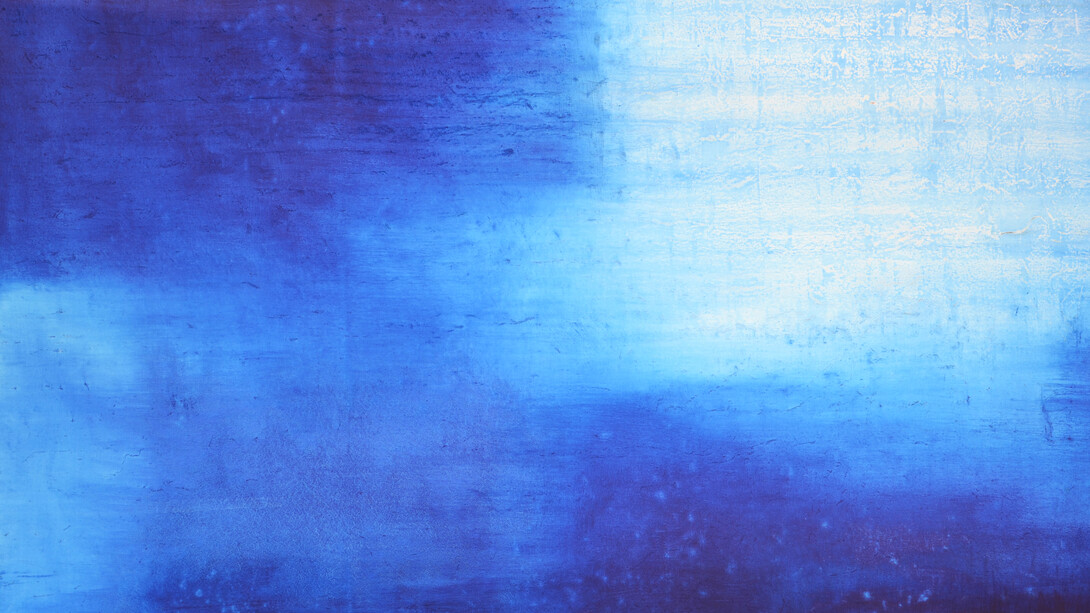 Manuel Bonfanti, Light in Space, 2020, tecnica mista su tela, cm 194,5 x 112, © Concessione dell'artista