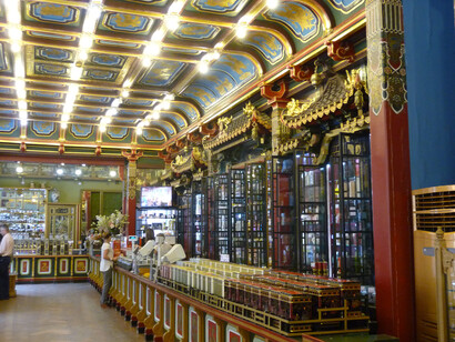 Gli interni della casa da tè Perlov, ph Simonetta Sandri