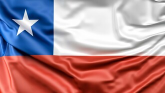 The Chilean flag, with its bold blue square and white star symbolizing the sky and honor, alongside red and white representing the nation's independence and courage, waves in anticipation of the pivotal 2025 presidential election