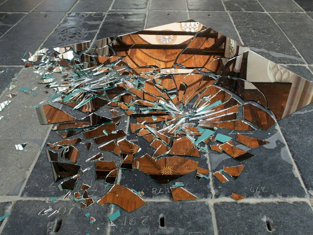 Marinus Boezem, Exhibition view. Courtesy of Oude Kerk