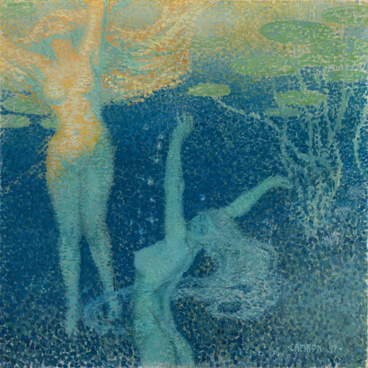 Glauco Cambon, Le figlie del reno, 1907. Cortesia della Fondazione Magnani-Rocca
