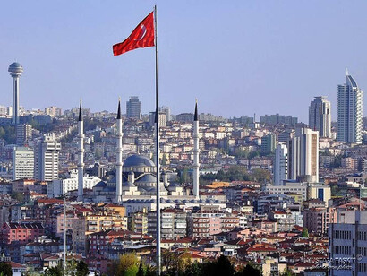 Vista aérea de Ankara, sede del poder turco