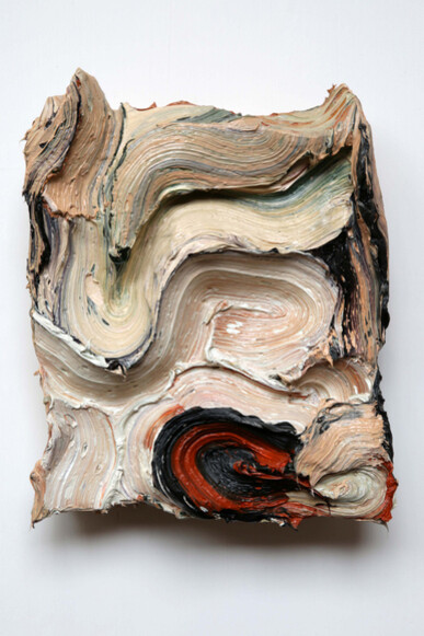 Henrique Oliveira, London works, exhibition view. Courtesy of McClain Gallery