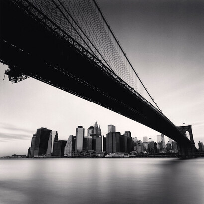 Michael Kenna, Brooklyn bridge, study 1, New York, New York, USA, 2006. © Michael Kenna, Courtesy Robert Mann Gallery