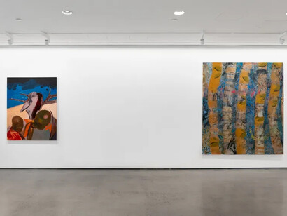 Fidelis Joseph and Juan Manuel Salas, Palimpsest, exhibition view. Courtesy of C24 Gallery