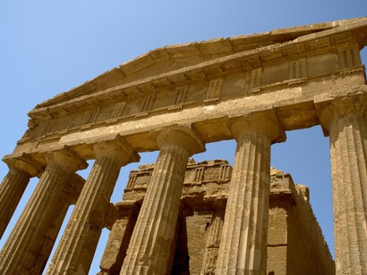 Tempio della Concordia, dettaglio