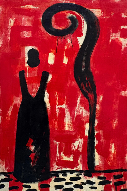 Gronk, Untitled (detail), 2025. Courtesy of Craig Krull Gallery