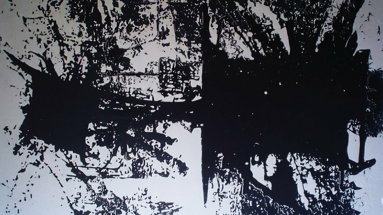 Detalle de "Fiesta" (1998), serigrafía de Carmen Santos Fernández