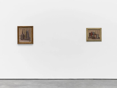 Giorgio Morandi, Masterpieces from the Magnani-Rocca Foundation, exhibition view. Courtesy of David Zwirner Gallery
