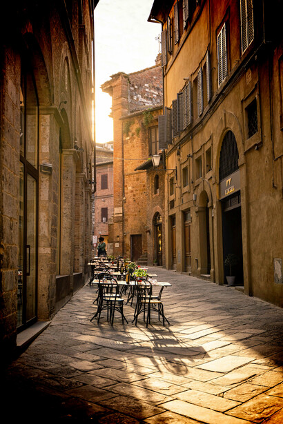 Pienza, a charming town set in the rolling hills of the Province of Siena, Italy