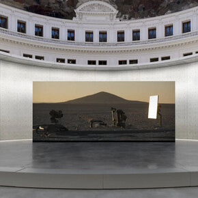 Pierre Huyghe, vue d'exposition. Avec l'aimable autorisation de la Bourse de Commerce