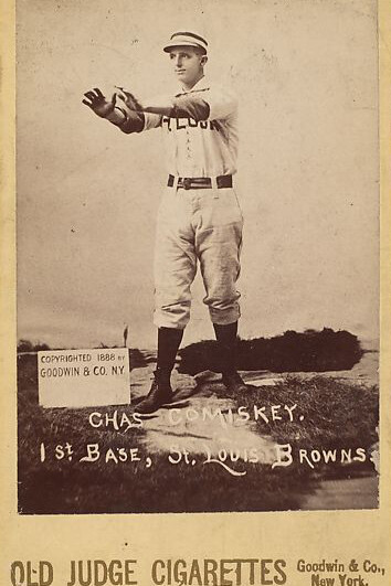 Ice Box Chamberlain, Pitcher, St. Louis Browns, from the series Old Judge Cigarettes
1889
Goodwin & Company