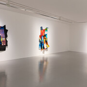 Sam Gilliam, Sewing fields, exhibition view. Courtesy of Irish Museum of Modern Art