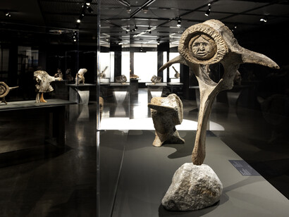 Manasie Akpaliapik, Univers inuit, vue de l'exposition. Avec l'aimable autorisation du Musée McCord Stewart
