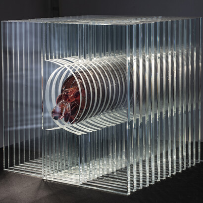 Olesya Kot, Transparent world, exhibition sculpture. Courtesy of Erarta Museum