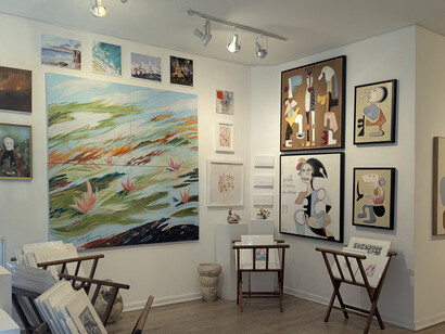 Various artists, The emotive power of color, exhibition view. Courtesy of Van
Der Plas Gallery