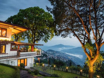 Denzong Regency. Gangtok, the capital of Sikkim, India