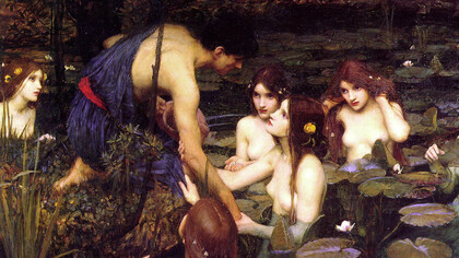 Waterhouse, John William, Hylas e as ninfas de 1896